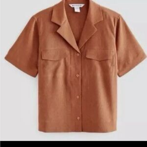 Echo Rust Short Sleeve Top